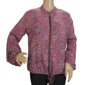 Free People Paisley Lightweight Jacket